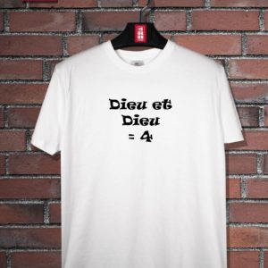 T-shirt dieu et dieu font 4