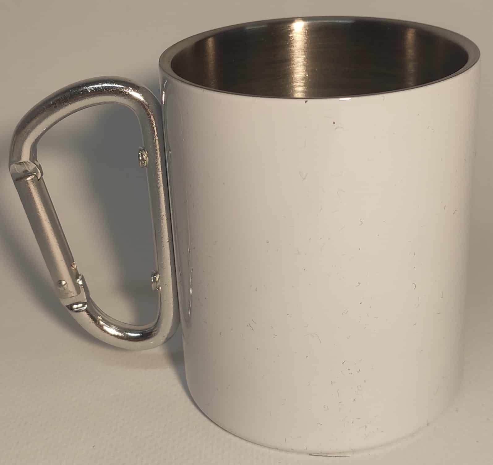 Mug à mousqueton anse à gauche